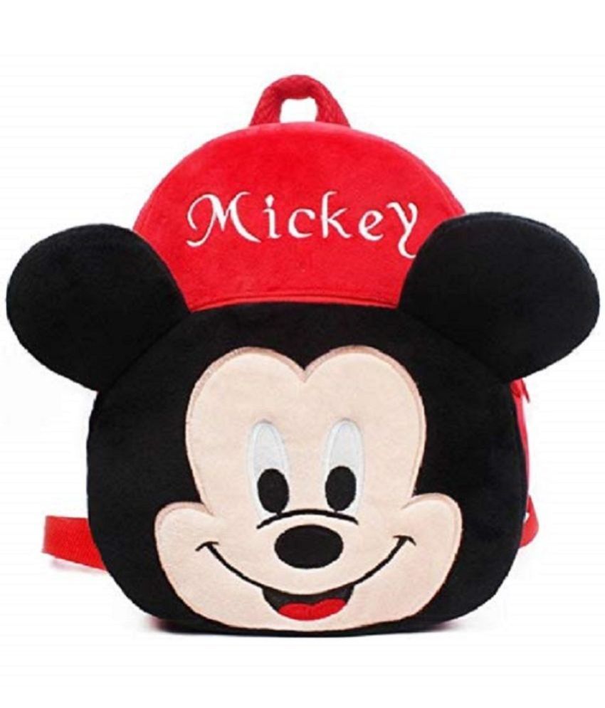     			Mickey Kids 10Litres School Bag Soft Plush Backpacks Cartoon Baby Boy Girl (2-5 Years)