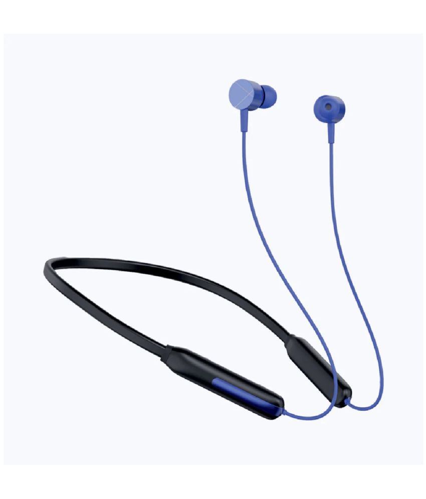 Zebronics ZEB-Yoga 2 In Ear Bluetooth Neckband 21 Hours Playback IPX4(Splash & Sweat Proof) Powerfull bass -Bluetooth V 5.0 Blue