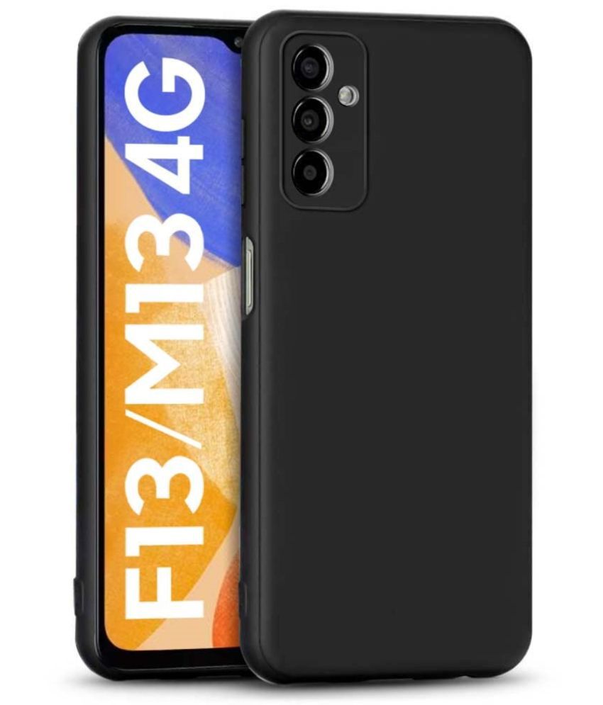     			CASE VA - Black Silicon Plain Cases Compatible For Samsung Galaxy M13 ( Pack of 1 )