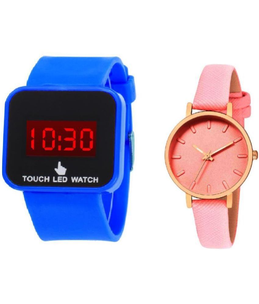     			Cosmic - Blue Resin Digital Men's Watch