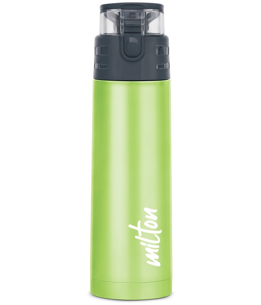     			Milton Atlantis 600 Thermosteel Insulated Water Bottle, 500 ml, Green | Hot and Cold | Leak Proof | Office Bottle | Sports | Home | Kitchen | Hiking | Treking | Travel | Easy To Carry | Rust Proof