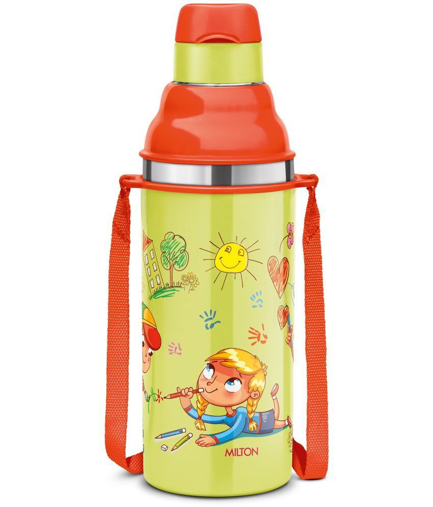     			Milton Kool Stunner 400 Insulated Inner Steel Water Bottle for Kids, 400 ml, Sea Green