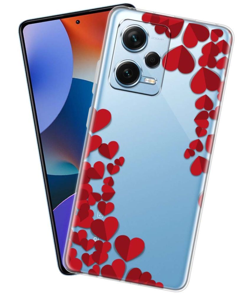     			NBOX - Multicolor Silicon Printed Back Cover Compatible For Redmi Note 12 Pro Plus 5G ( Pack of 1 )