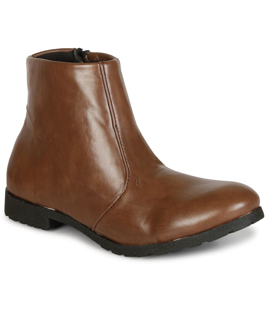     			Saheb - Brown Women's Ankle Length Boots