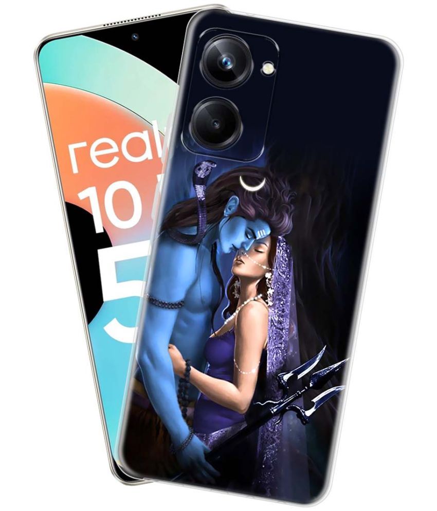     			NBOX - Multicolor Silicon Printed Back Cover Compatible For Realme 10 Pro 5G ( Pack of 1 )