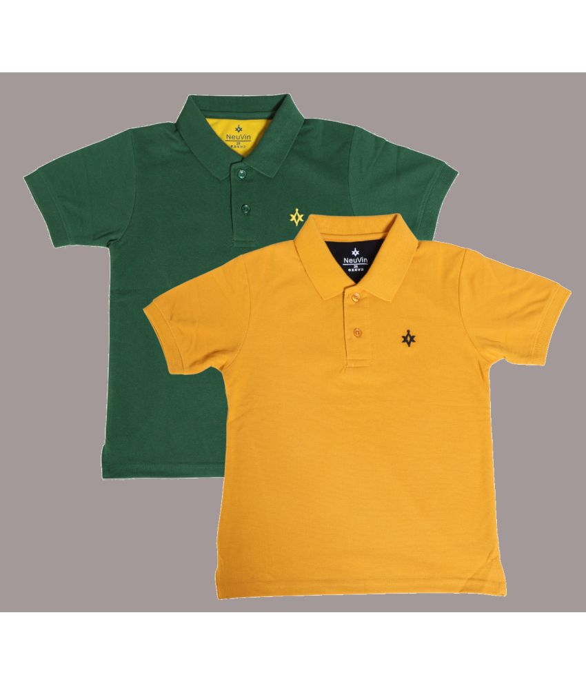     			NEUVIN - Multi Baby Boy Polo T-Shirt ( Pack of 2 )