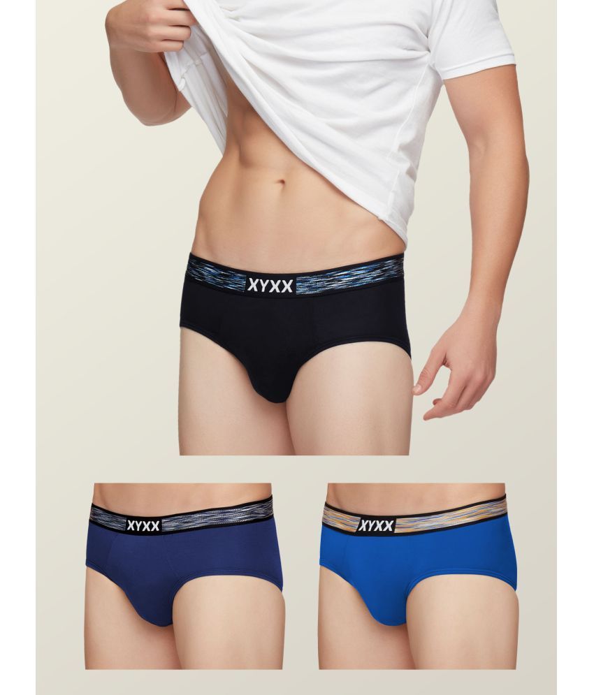     			XYXX Pack of 3 Modal Men's Briefs ( Multicolor )