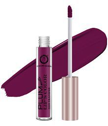 Colors Queen Plum Matte Non Transfer Liquid Matte Lipstick, Long Lasting Liquid Lipstick For Women (Boysenberry)