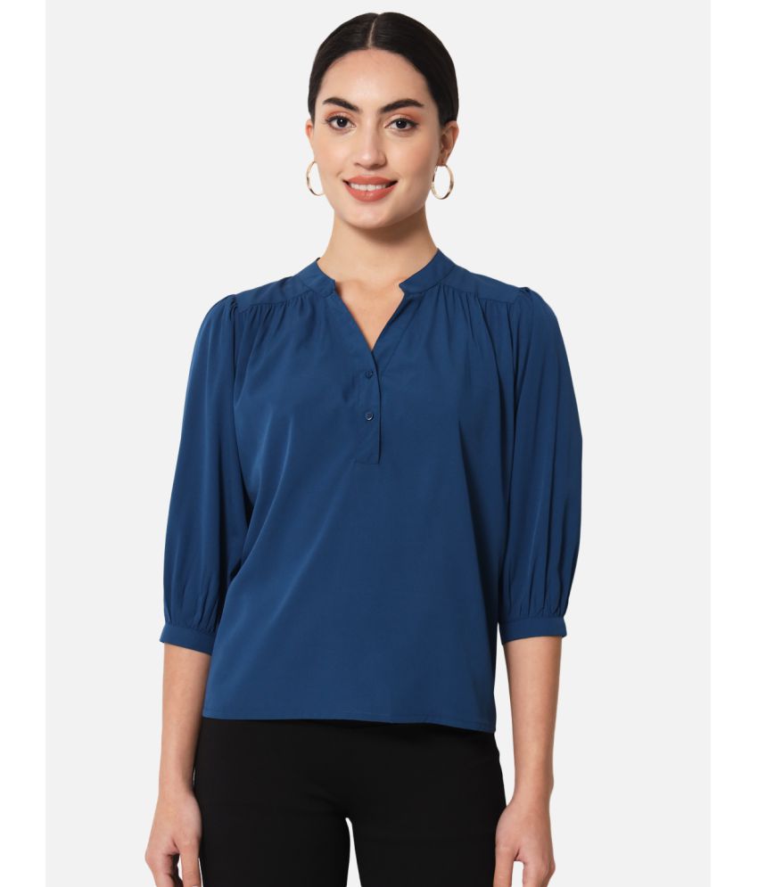     			ALL WAYS YOU - Blue Crepe Women's Regular Top ( Pack of 1 )