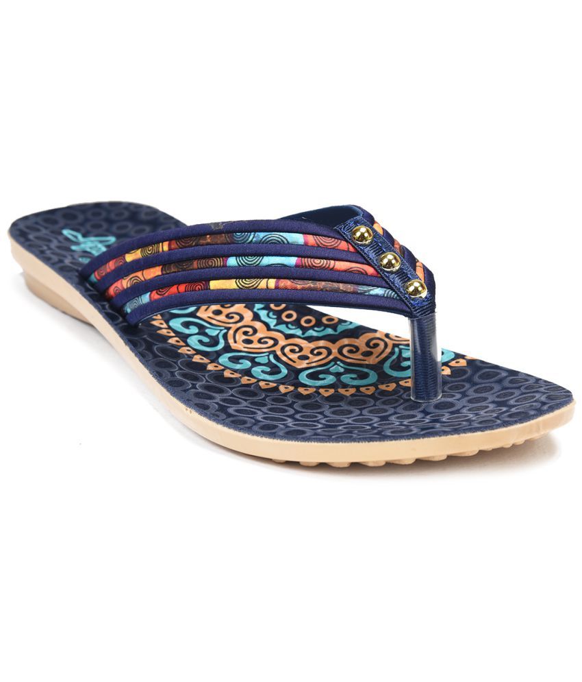     			Ajanta - Blue Women's Flats