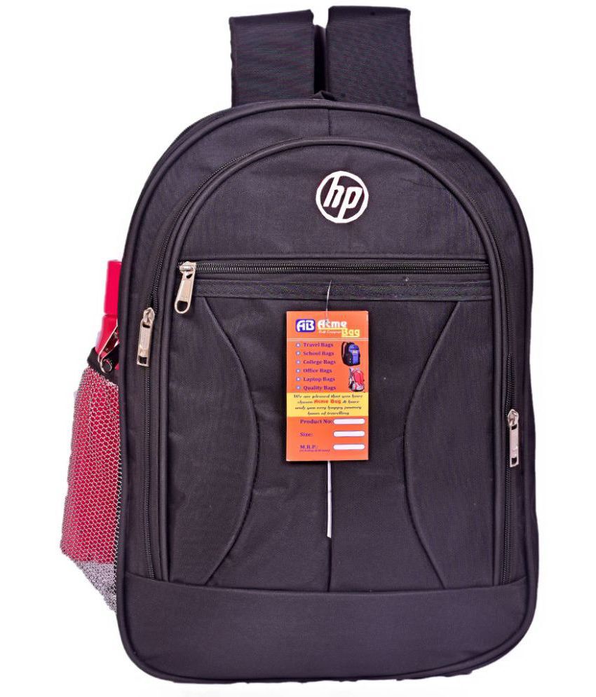     			Ritzy - Black Polyester Backpack ( 35 Ltrs )