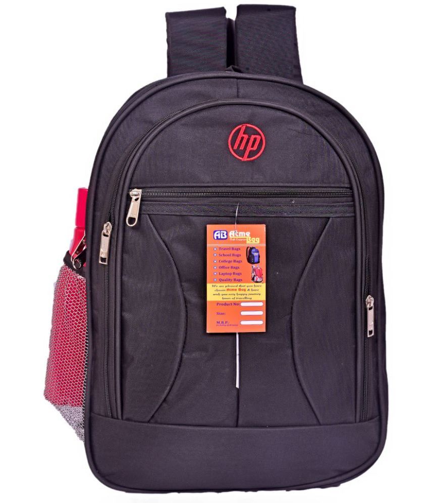     			Ritzy - Black Polyester Backpack ( 35 Ltrs )