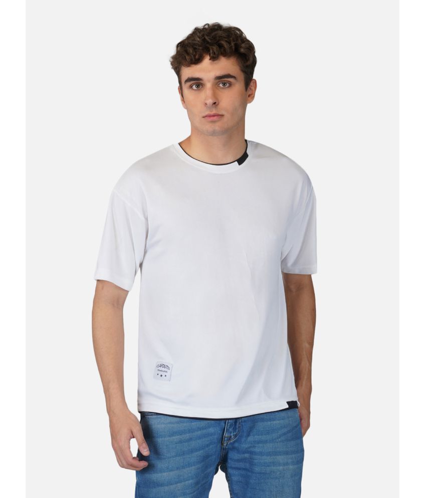     			london arc - White Polyester Regular Fit Men's T-Shirt ( Pack of 1 )