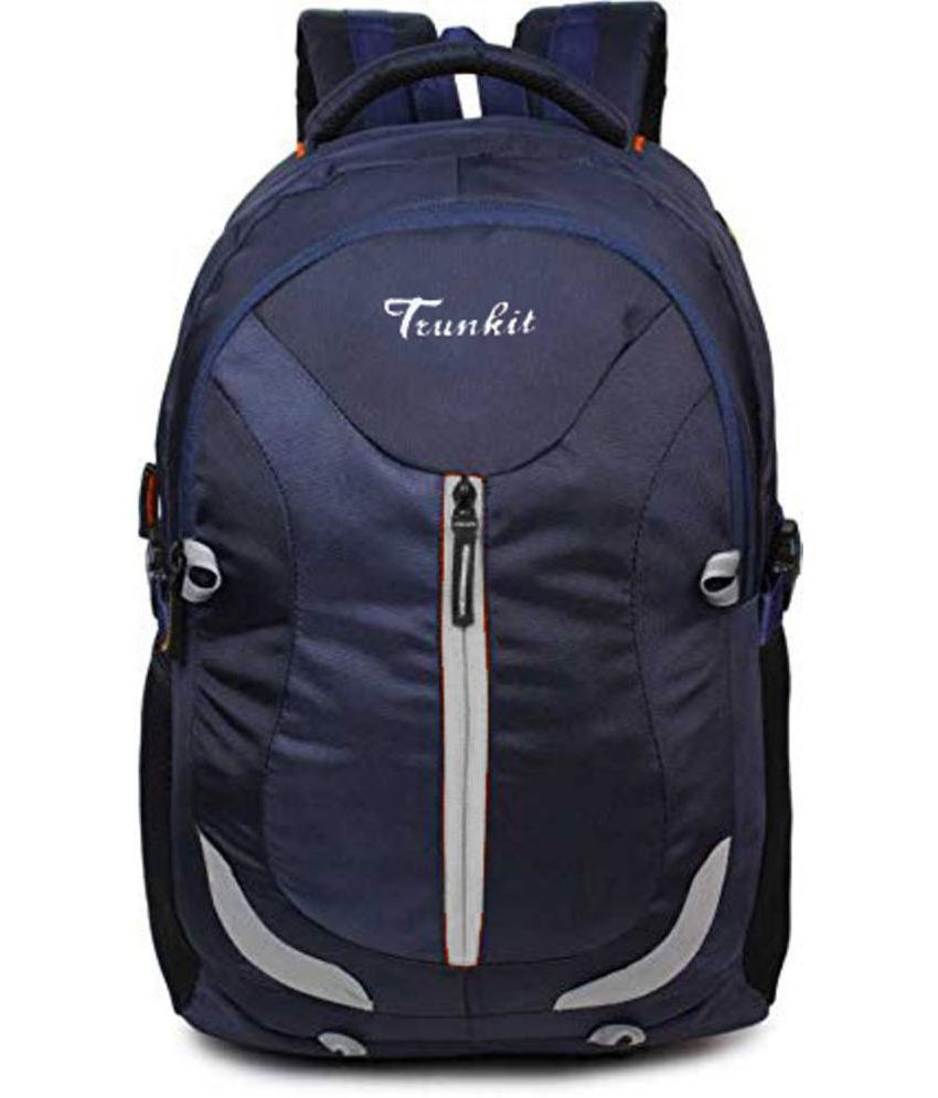     			trunkit Grey Polyester Backpack ( 28 Ltrs )