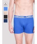 Pack of 5 Lux Cozi - Multicolor Cotton Blend Men's Trunks