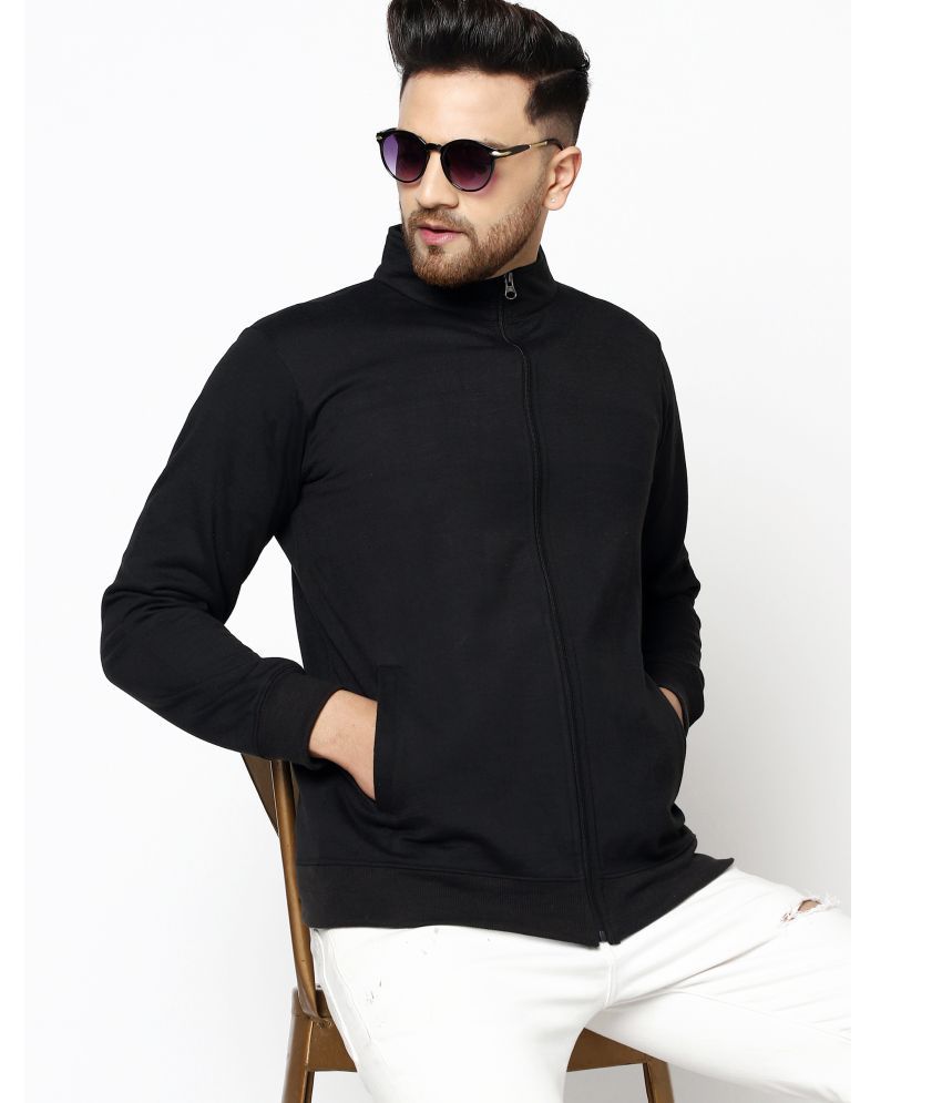     			AUSK - Black Fleece Regular Fit Men's Sweatshirt ( Pack of 1 )