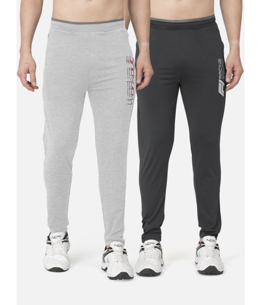     			BULLMER - Multicolor Cotton Blend Men's Trackpants ( Pack of 2 )