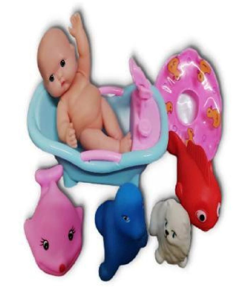     			Kidsaholic Set of Assorted Bath Tub Toys , Cute Water Pool Toys