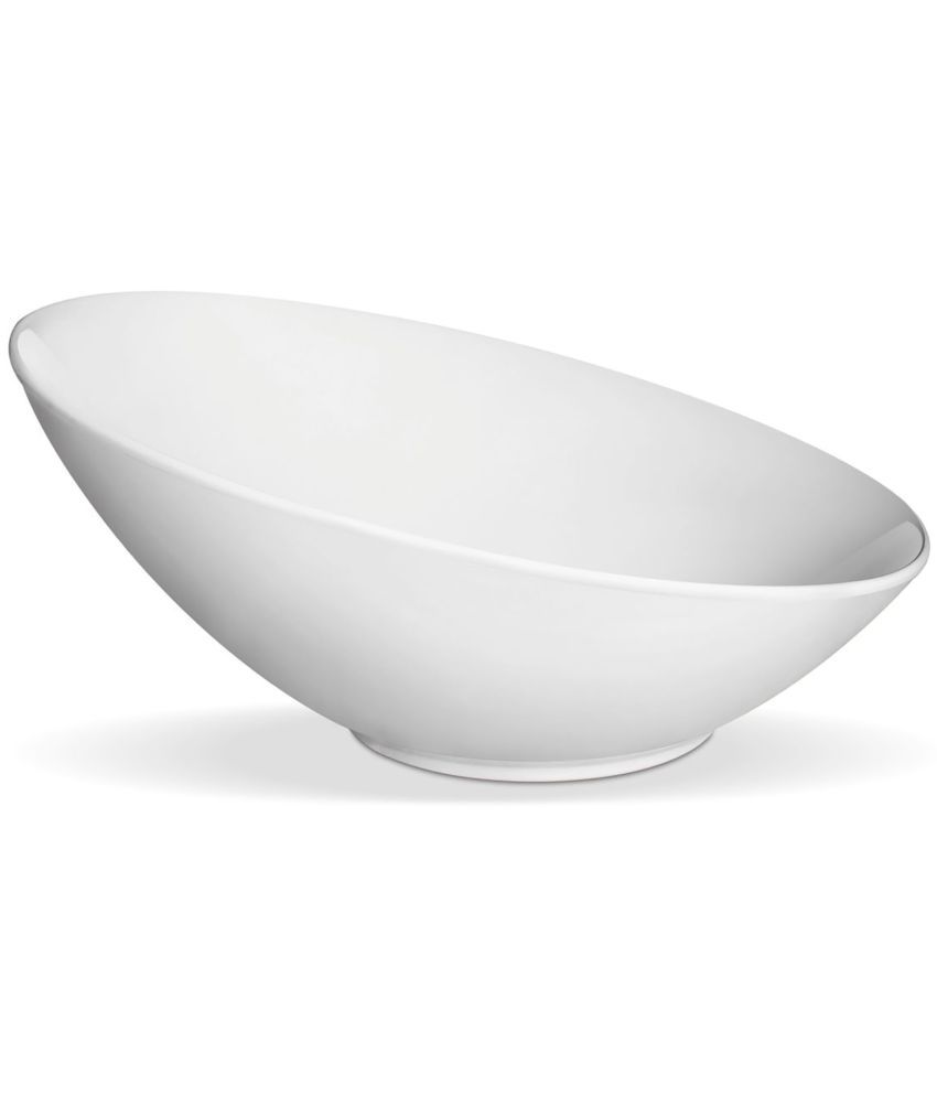     			Milton Slanted Melamine Bowl, White, 1485 ml, 13"
