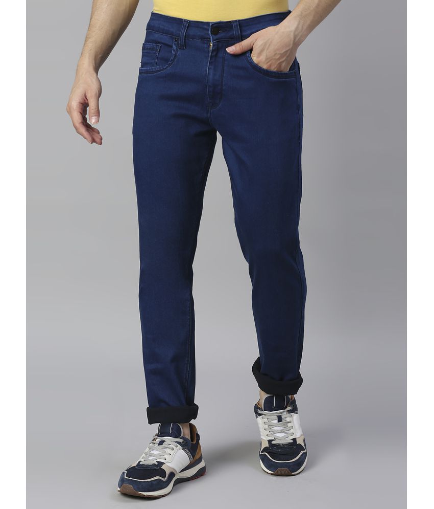 RACMAX - Blue Denim Slim Fit Men's Jeans ( Pack of 1 )
