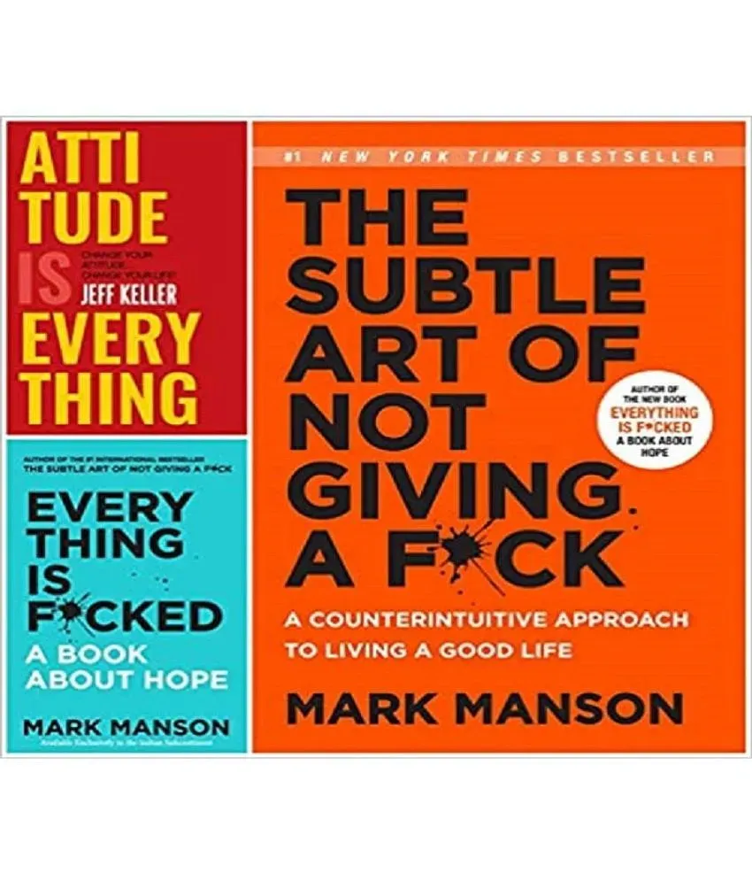 Buy Mark Manson Boxset (Everything is F*cked + Subtle Art of Not Giving a  F*ck) Book Online at Low Prices in India