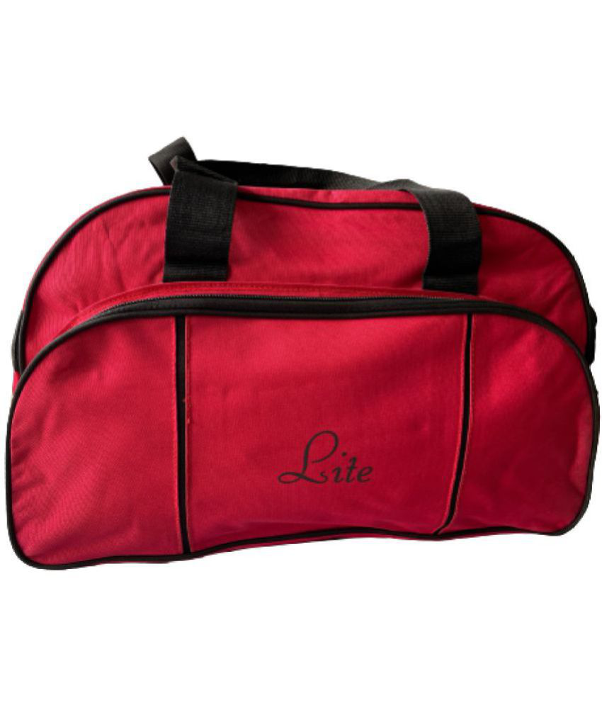     			Da Tasche - Red Polyester Duffle Bag