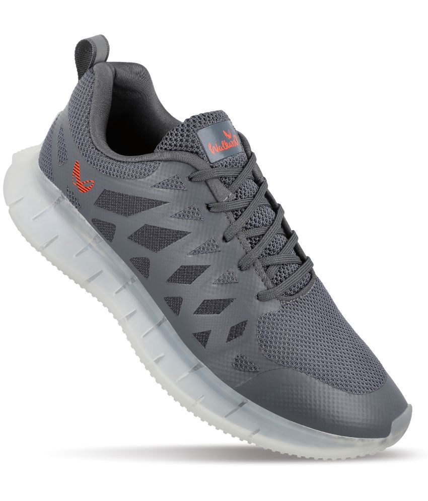 Walkaroo - Gray Men's Sports Running Shoes