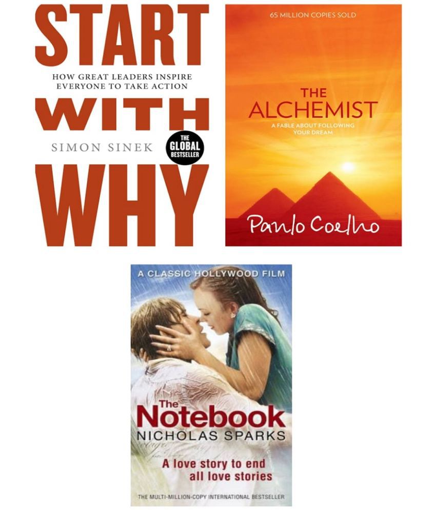     			( 3 ) The Alchemist & Start Why & The Notebook By PAULO COELHO