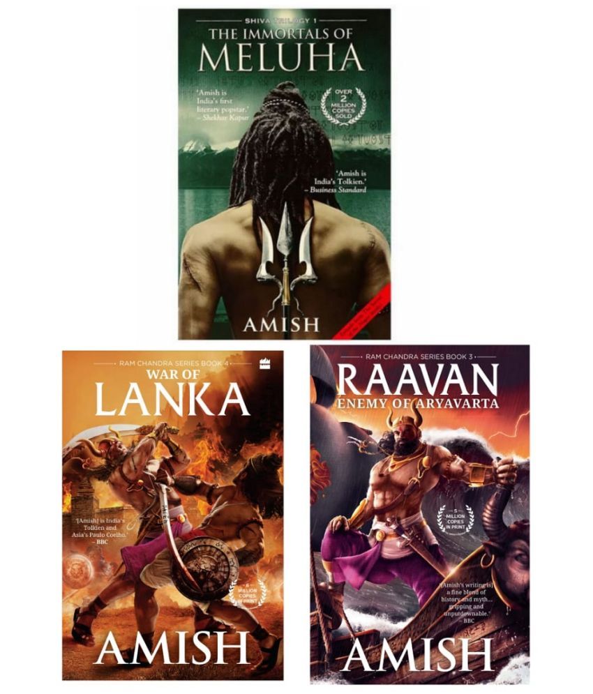     			3 books ) Lanka &  Meluha & Raavan By AMISH