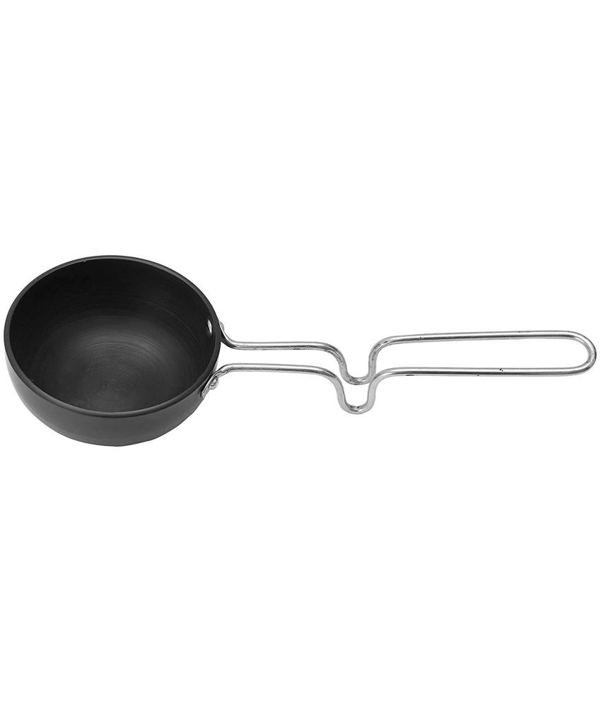     			Milton Pro Cook Hard Anodized Tadka Pan, 10 cm, Dark Grey | Vaghar Pan | Chounk Pan | Baghar Pan | Flame Safe | Gas Stove Safe | Stainless Steel Wired Handle | Scratch resistant