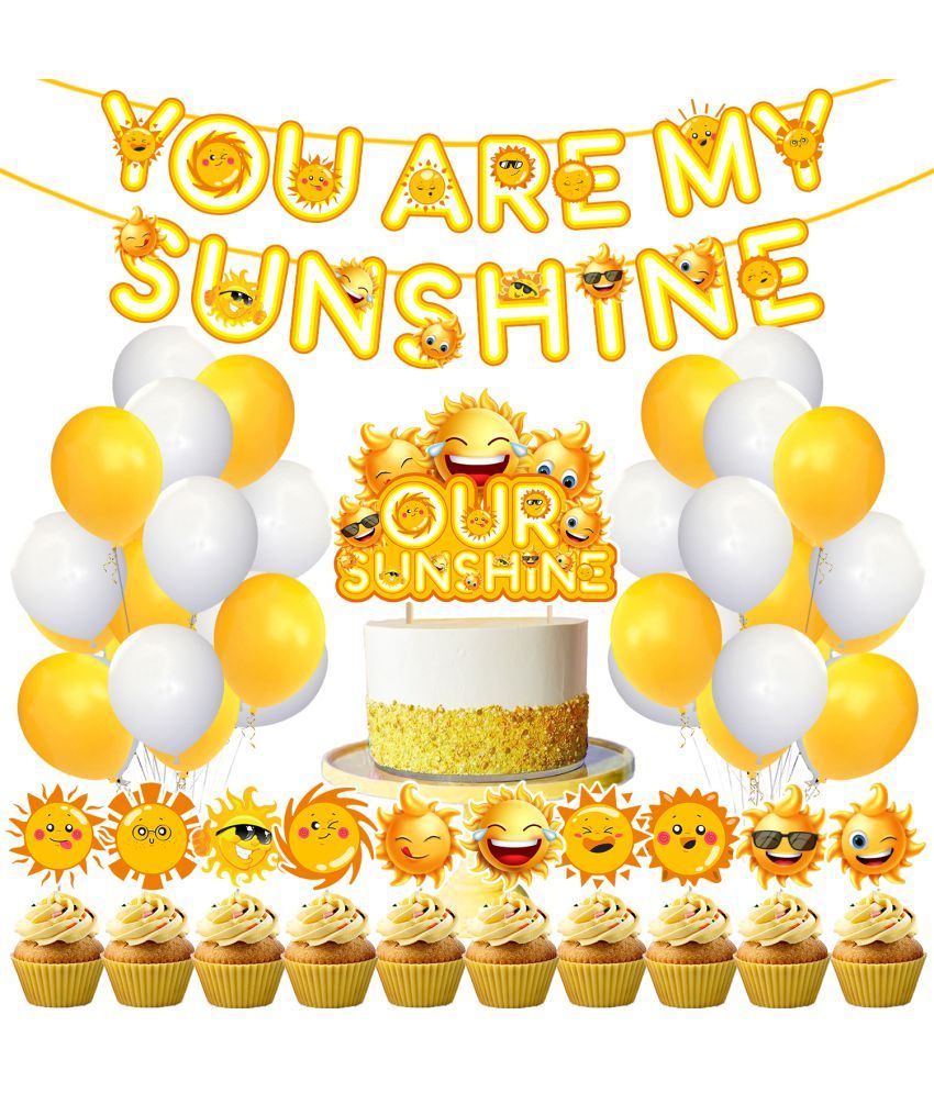     			Zyozi You Are My Sunshine Banner - Sunshine Party Decorations, You Are My Sunshine Sign, Sunshine Baby Shower Decor, Sunshine Birthday Decor, Nursery decor