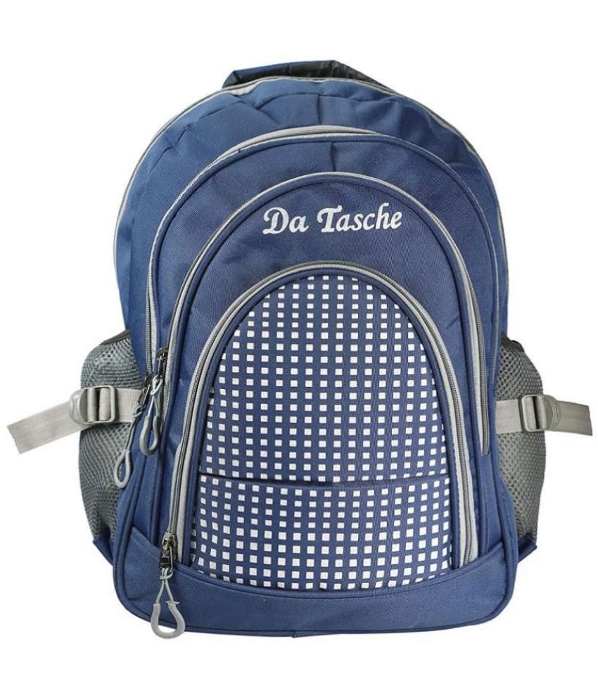 Da Tasche - Navy Blue Polyester Backpack For Kids