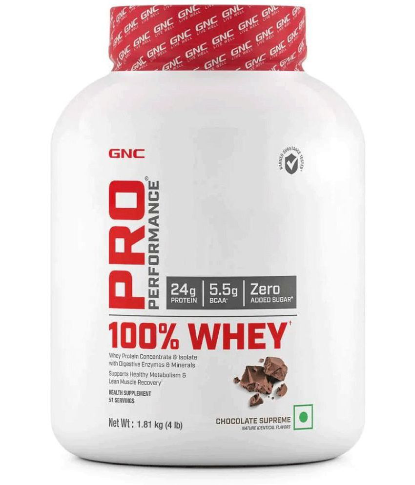     			GNC Pro Performance 100% Whey Protein Powder- Chocolate Supreme | 4 lbs