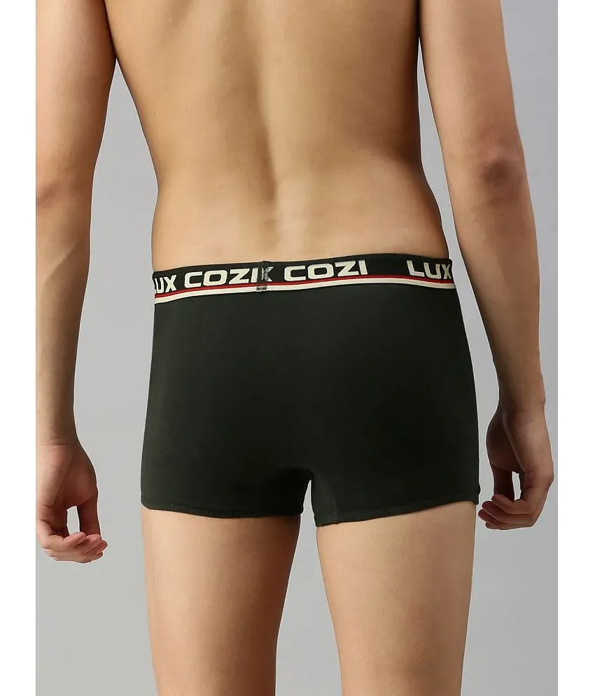 Lux Cozi Bigshot Men's Cotton Semi Long Trunk. (Pack of 2)