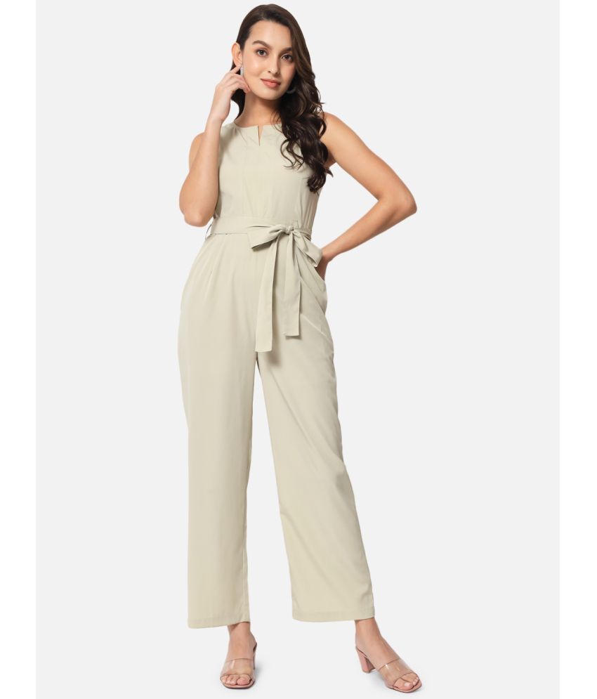     			ALL WAYS YOU - Beige Polyester Regular Fit Women's Jumpsuit ( Pack of 1 )