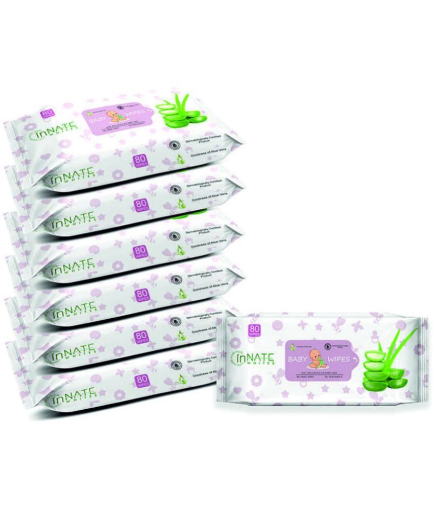 InnateWhites - Non Scented Wet wipes For Babies ( Pack of 7 )