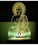 SUPER AJANTA Multicolor Night Lamp ( Pack of 1 )