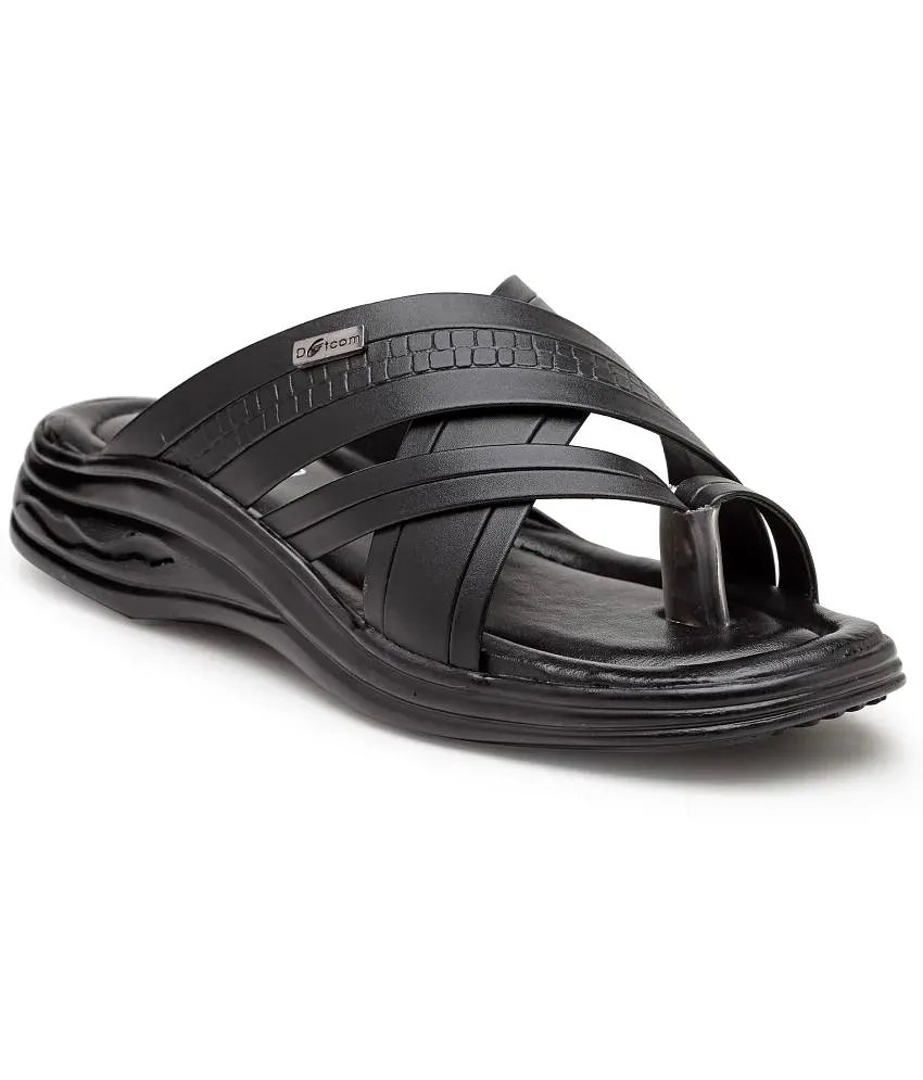 COOLERS BY LIBERTY 7123-61-BLACK Men Black Sandals - Buy COOLERS BY LIBERTY  7123-61-BLACK Men Black Sandals Online at Best Price - Shop Online for  Footwears in India | Flipkart.com