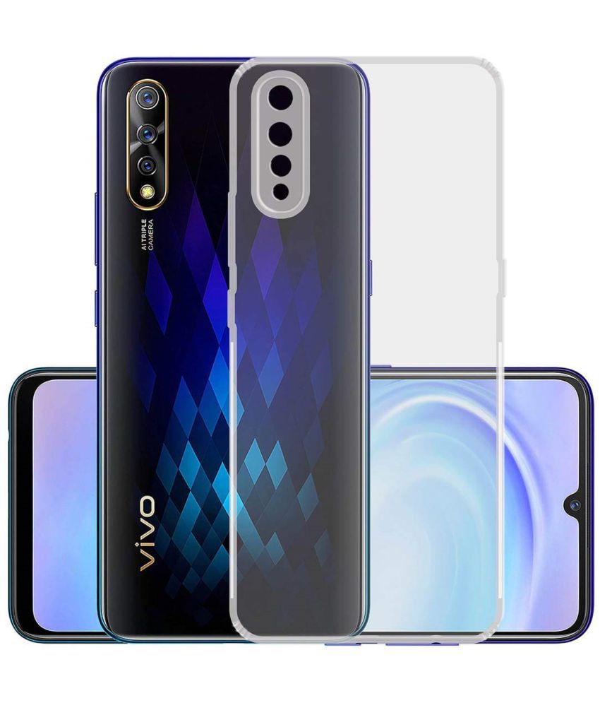     			Case Vault Covers - Transparent Silicon Silicon Soft cases Compatible For Vivo S1 ( Pack of 1 )