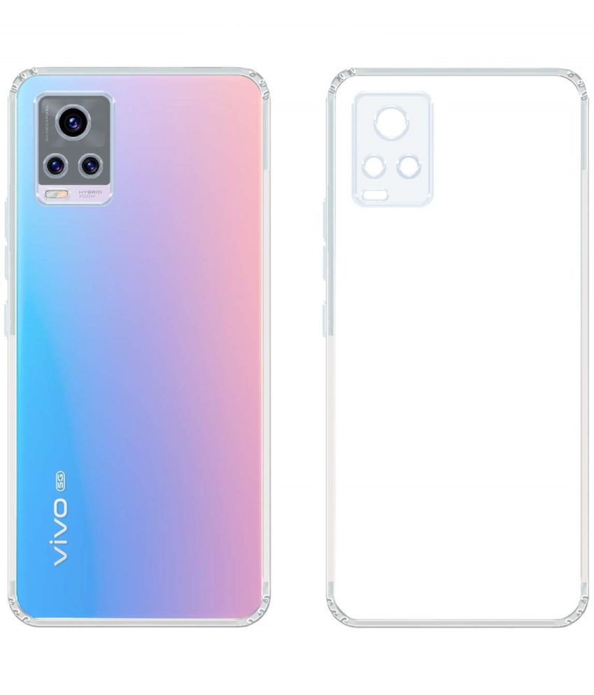     			Case Vault Covers - Transparent Silicon Silicon Soft cases Compatible For Vivo V20 Pro ( Pack of 1 )