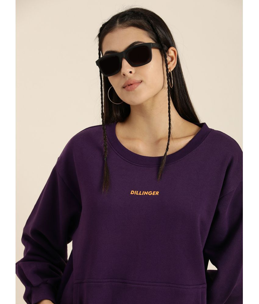     			Dillinger Fleece Purple Non Hooded Sweatshirt