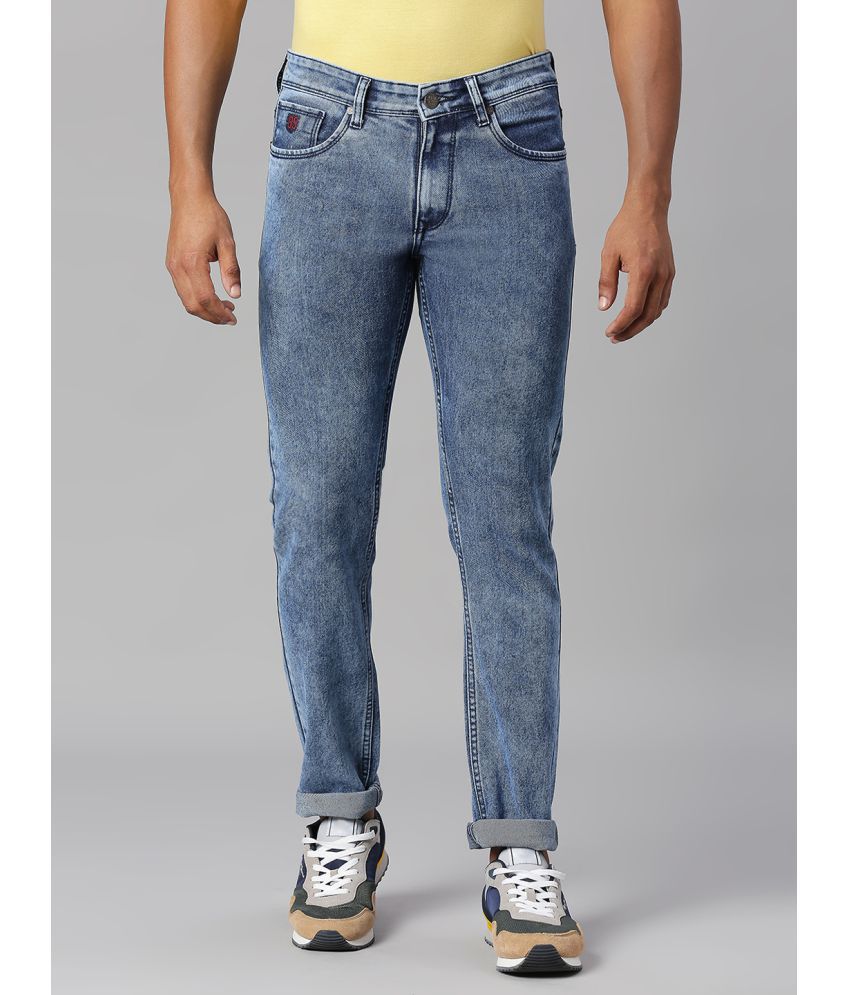     			HJ HASASI - Blue Denim Slim Fit Men's Jeans ( Pack of 1 )