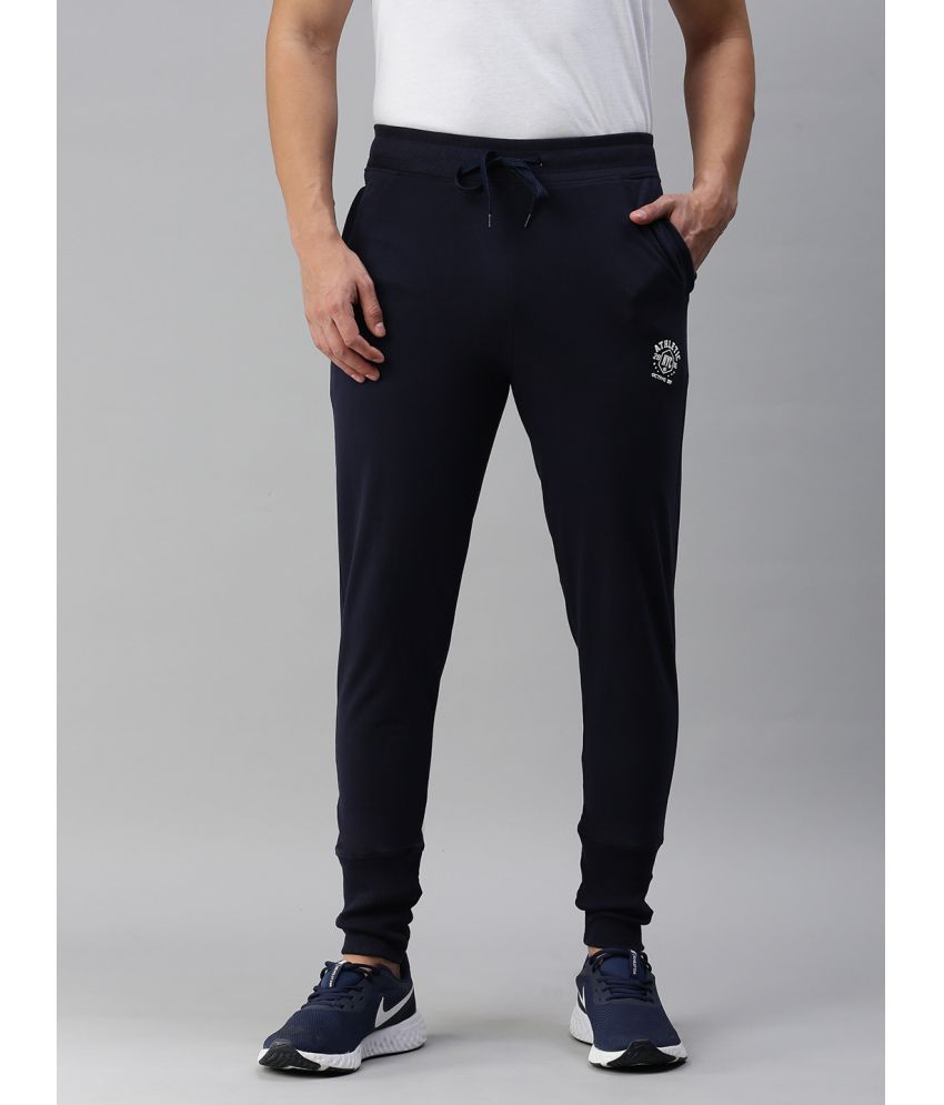     			ONN - Navy Blue Cotton Blend Men's Trackpants ( Pack of 1 )