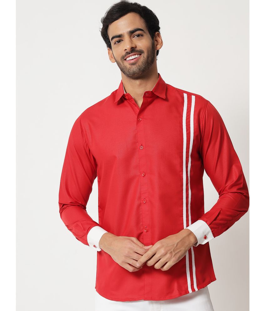     			VERTUSY - Red 100% Cotton Regular Fit Men's Casual Shirt ( Pack of 1 )