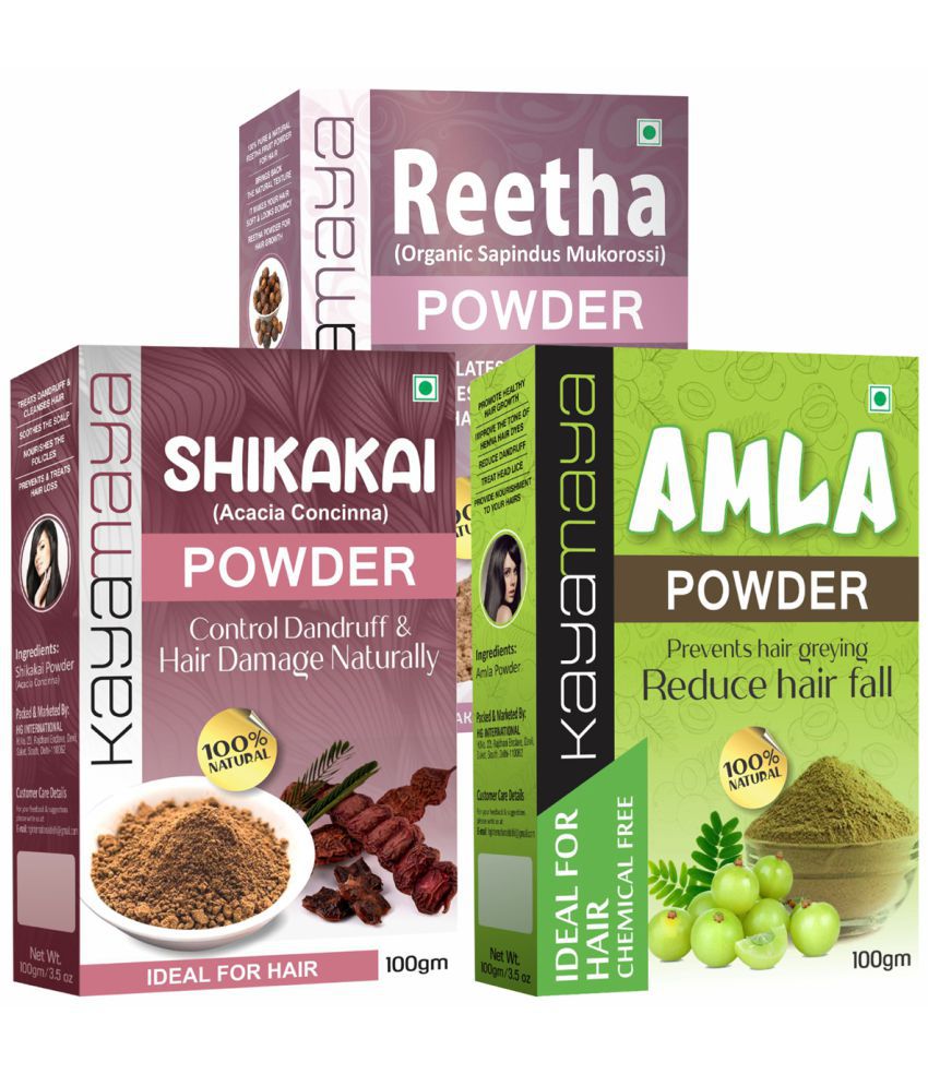     			Herbal Amla + Shikakai + Reetha Powder- Combo Pack of 3-in-1