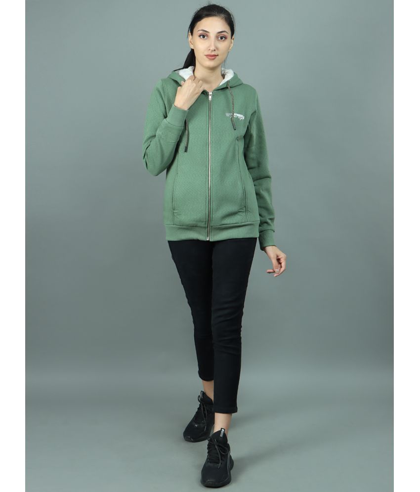     			NEXGEN CLUB Fleece Green Hooded Sweatshirt