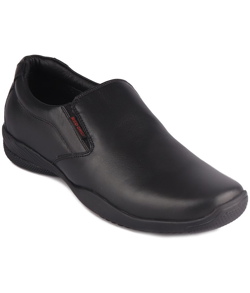     			Red Chief - Black Men's Slip On Formal Shoes