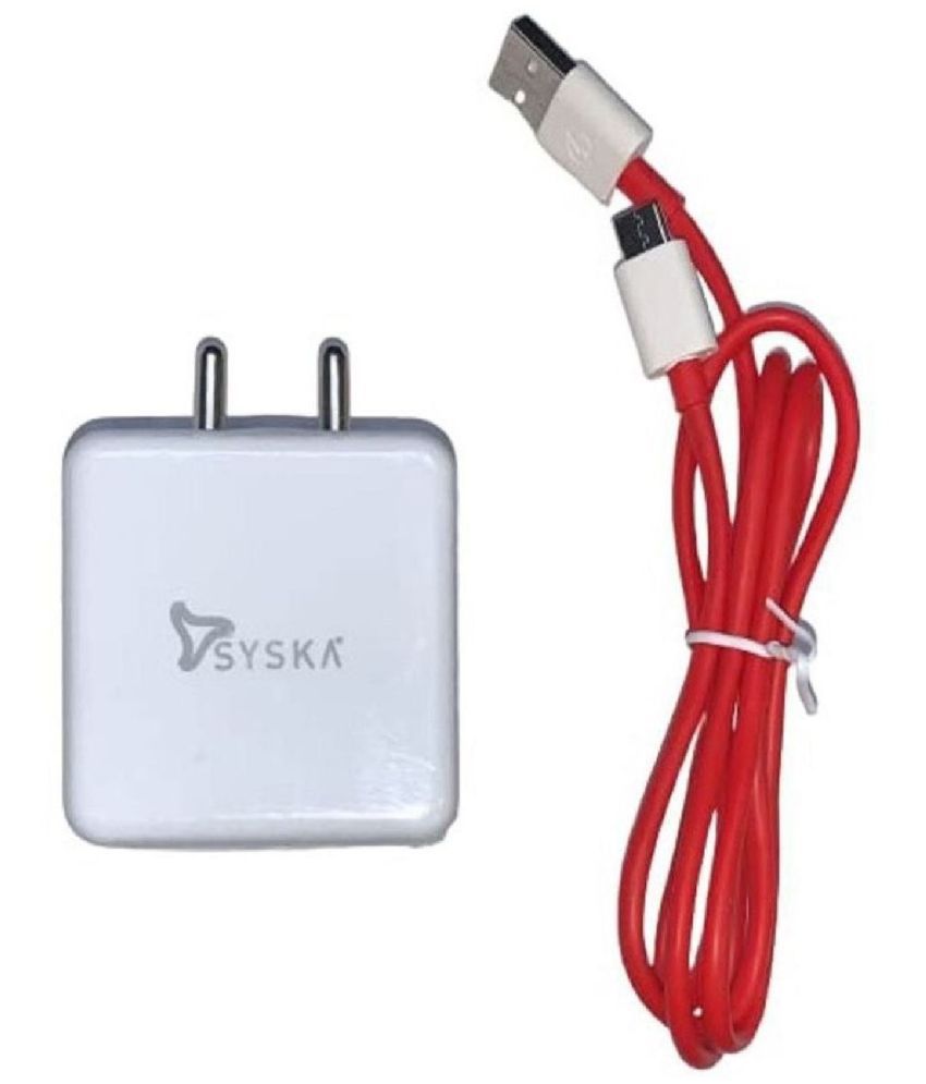     			Syska - Type C 4.8A Wall Charger