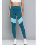 Alcis Blue Polyester Solid Capri - Single