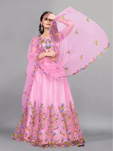Unstitched Lehenga: Buy Unstitched Lehenga for Women Online at Low Prices  in India - Snapdeal
